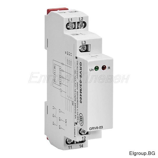 Трифазно реле за контрол на фазите, Geya GRV8-03 M460