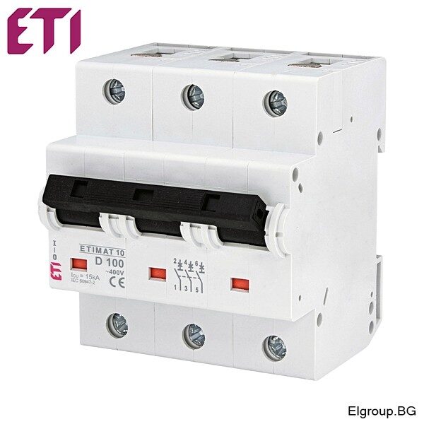 Автоматичен прекъсвач ETIMAT 10 3p D100A