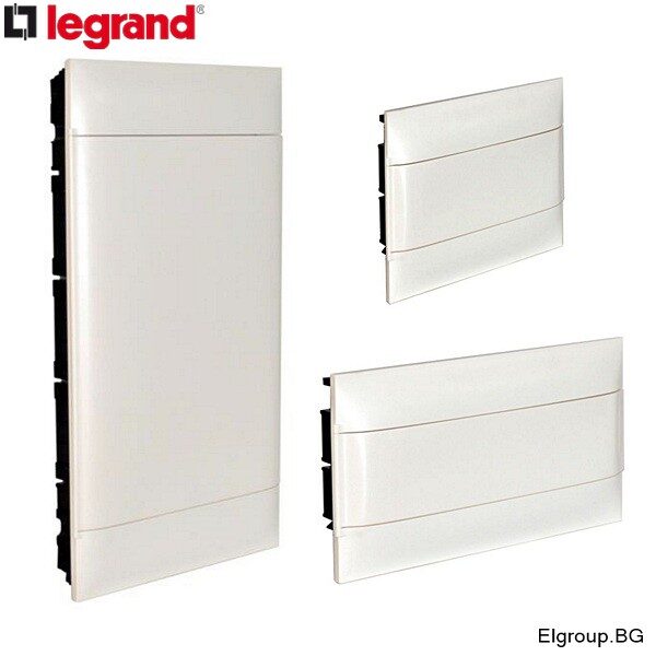 Табло вграден монтаж с бяла врата, Legrand Practibox S