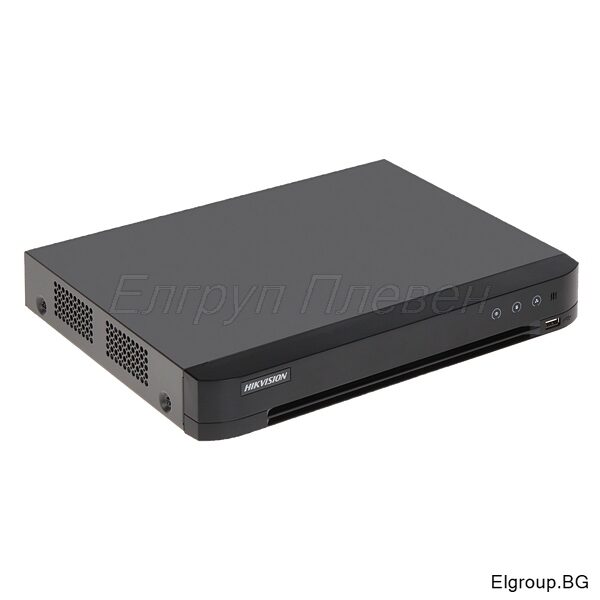 4-канален Penta-brid DVR 5MP Hikvision iDS-7204HUHI-M1/XT/A, Поддържа камери до 8MP