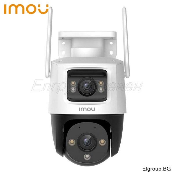 Wi-Fi въртяща камера 5MP+5MP Imou IPC-S7XP-10M0WED, Cruiser Dual 10MP, интелигентни функции, цветно нощно виждане, двупосочно аудио
