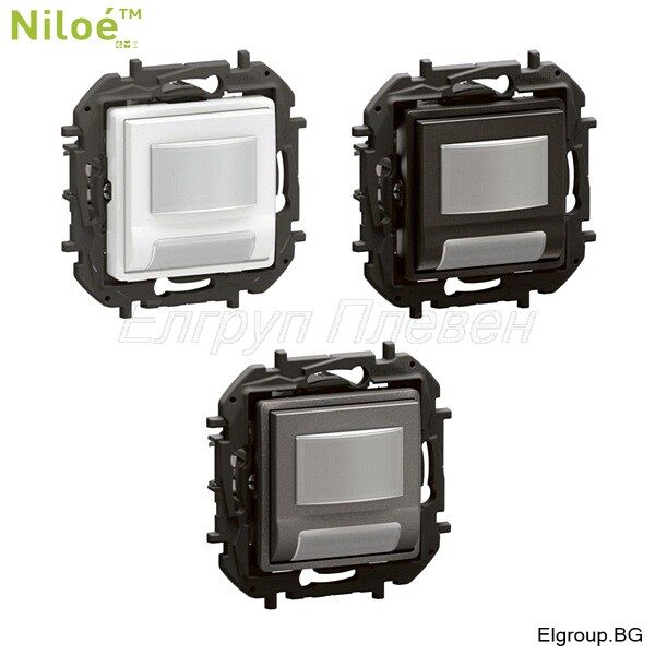 LED осветление за ориентация с PIR датчик Legrand New Niloe в 3 цвята