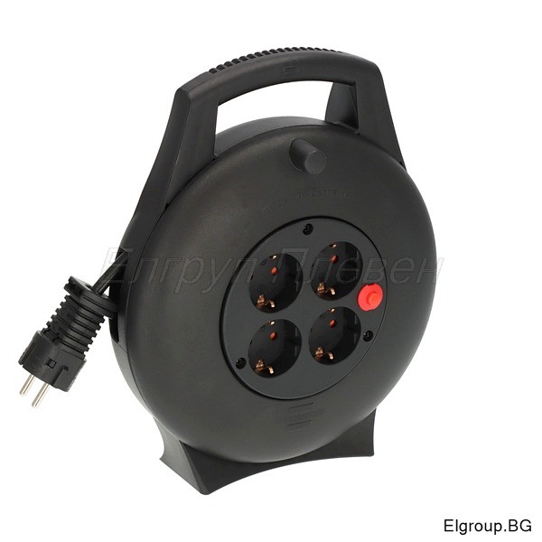 Кабелна макара 10m Brennenstuhl 1093900 Vario-Line Кабелна макара 10m Brennenstuhl 1093900 Vario-Line, 4-гнезда Шуко, 3G1.5mm²