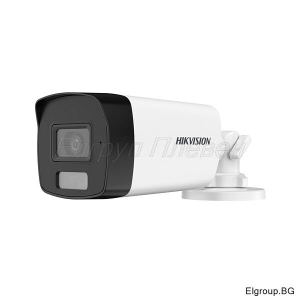 2MP камера Hikvision DS-2CE17D0T-LFS, Smart Hybrid Light, микрофон, IP67